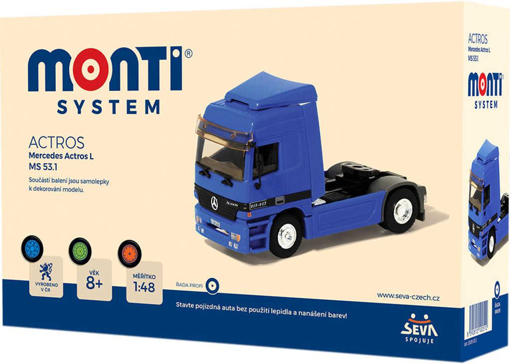 MONTI SYSTÉM 53 Auto Mercedes Actros L 1:48 Stavebnice MS46 0109-53