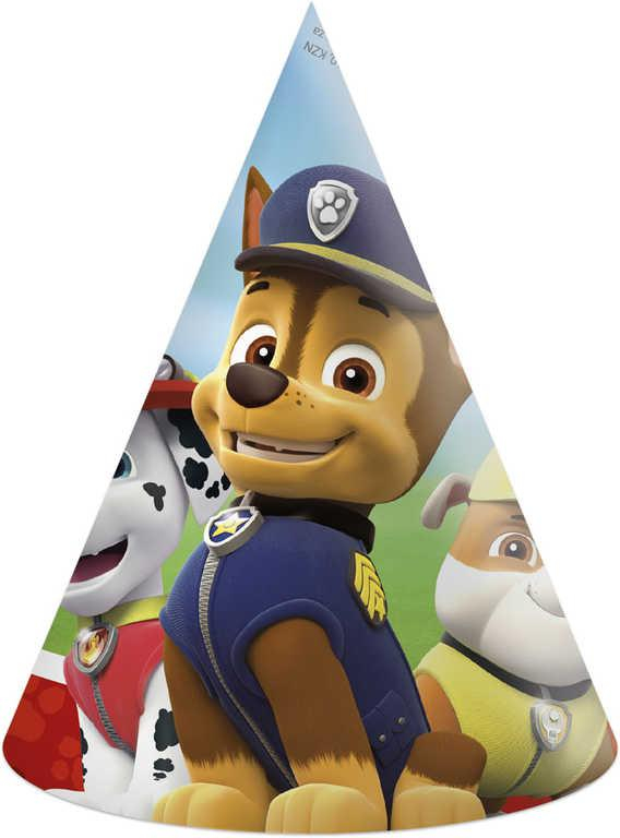 PROCOS Párty čepičky papírové 14cm Tlapková Patrola (Paw Patrol) set 6ks