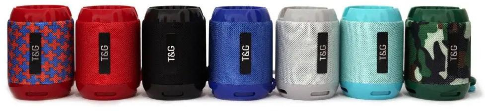 T&G Bezdrátový bluetooth reproduktor soudek 5W / Hands-free / Rádio na baterie