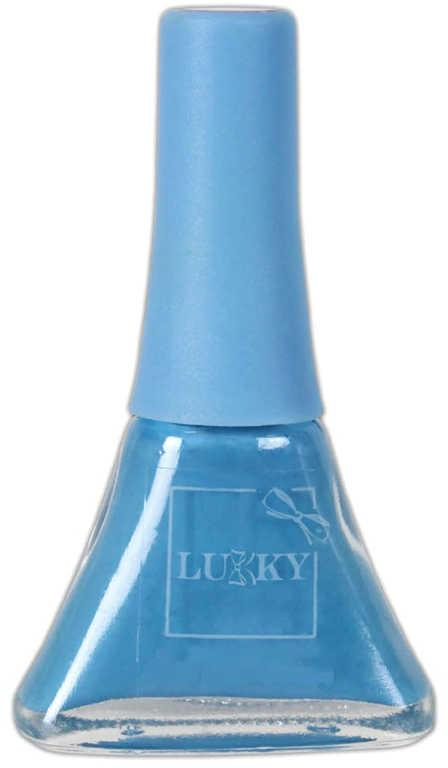 LUKKY Lak na nehty Lollipopz dětský Modrý slupovací 5,5ml na kartě