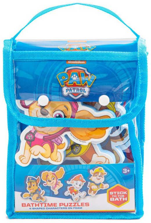 Puzzle soft pěnové Tlapková Patrola (Paw Patrol) do koupele 4x 2 dílky