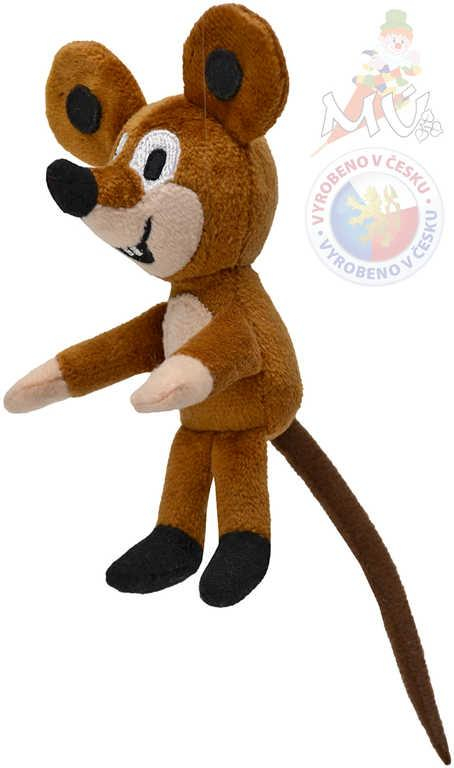 MORAVSKÁ ÚSTŘEDNA Myška s magnetem 12cm Krtek (Krteček) *PLYŠOVÉ HRAČKY*