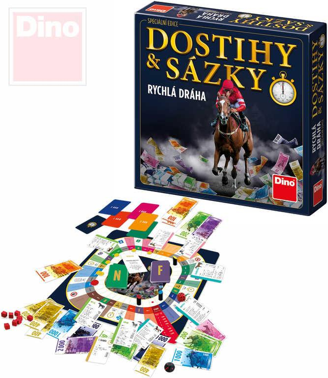 DINO HRA Dostihy a sázky rychlá dráha speciální edice *SPOLEČENSKÉ HRY*