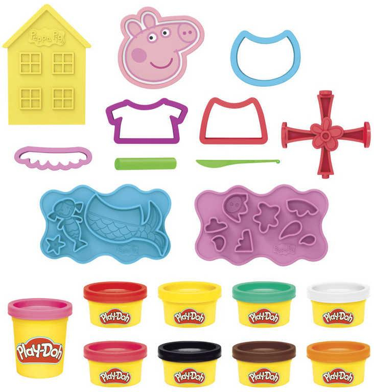 HASBRO PLAY-DOH Prasátko Peppa Pig kreativní set modelína 283g s nástroji