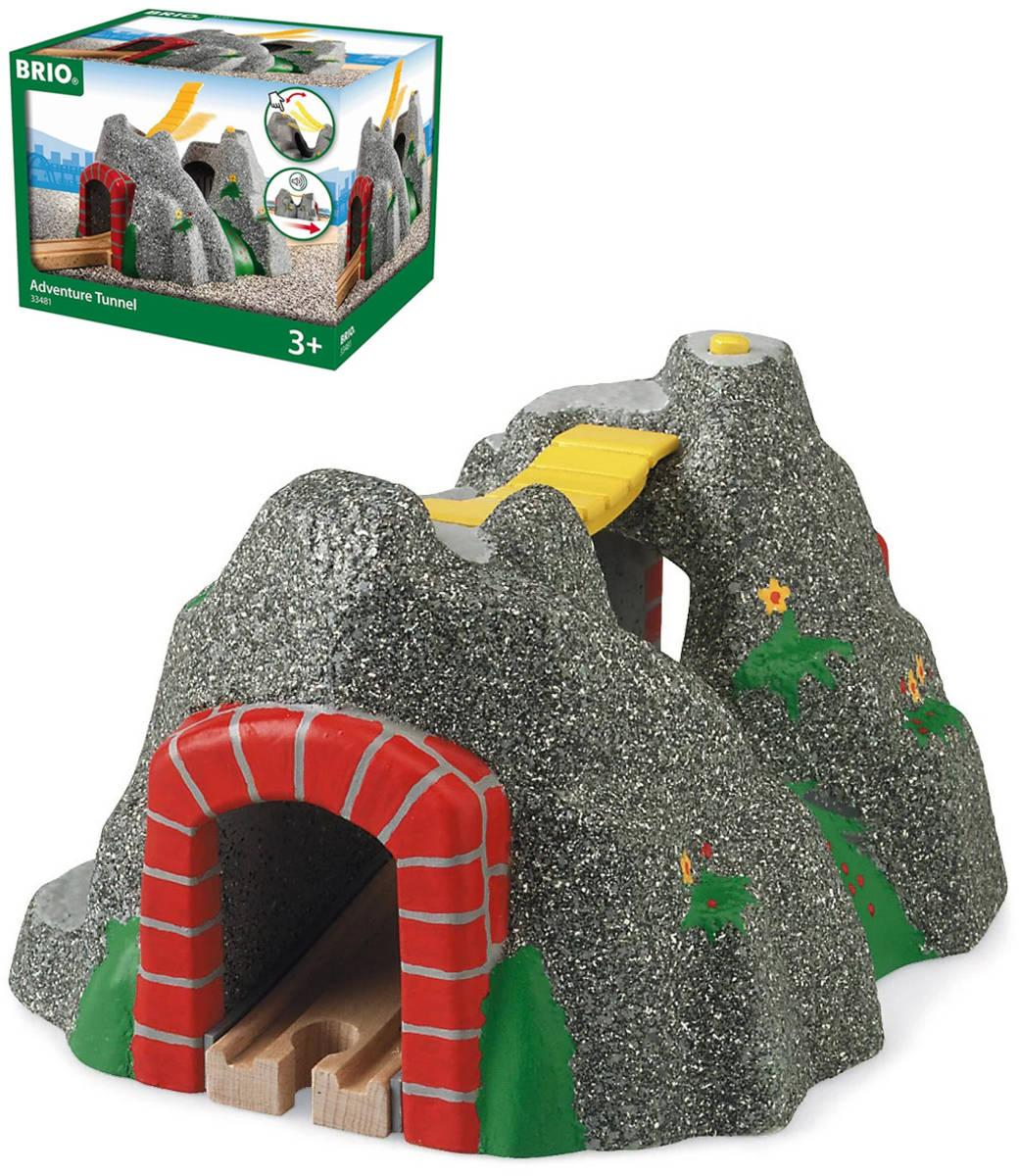 BRIO Tunel kamenný se zvukem doplněk k vláčkodráze na baterie Zvuk