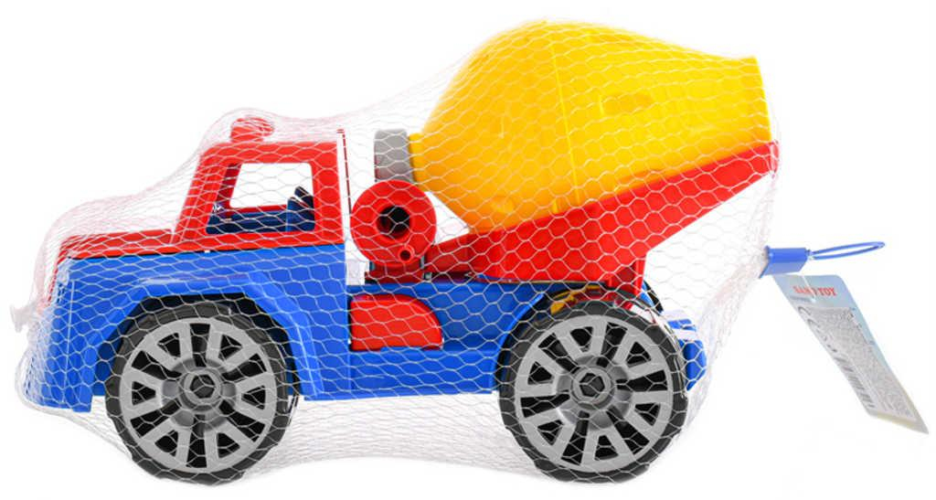 Auto barevné stavební 30cm domíchávač betonu funkční volný chod na písek