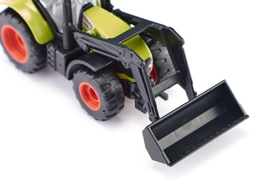 SIKU Blister traktor Claas Axion s předním nakladačem model kov 1392