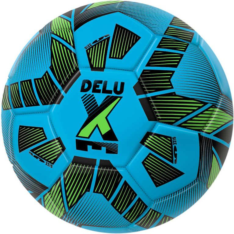 MONDO Míč kopací DeLuxe vel. 5 modrý balon na měkké povrchy