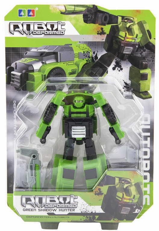 Transformer auto robot s transformací 13cm 4 druhy 2v1 plast