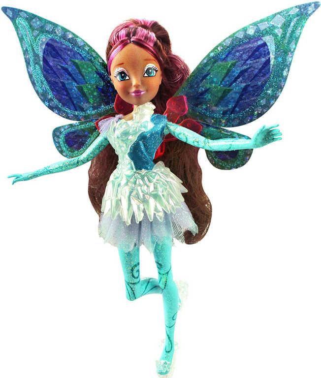 Panenka Winx Tynix Fairy víla pohyblivá křídla set s doplňky 6 druhů
