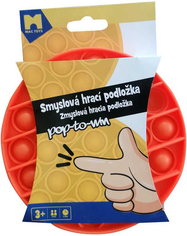 Hra Pop It antistresová Bubble Pops silikon oktagon/kruh 4 barvy *SPOLEČENSKÉ HRY*