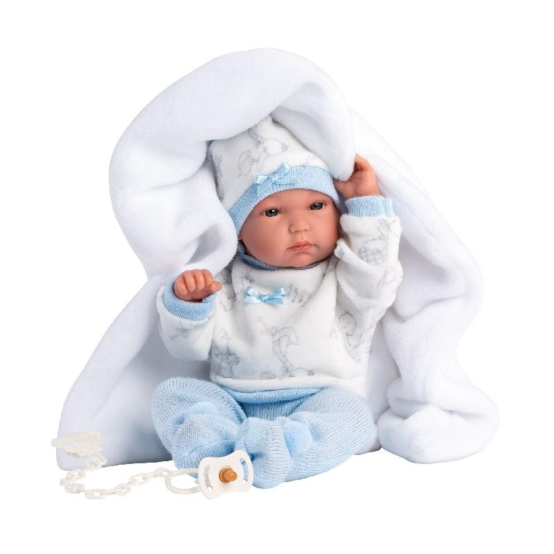 Llorens M635-71 obleček pro panenku miminko NEW BORN velikosti 35-36 cm