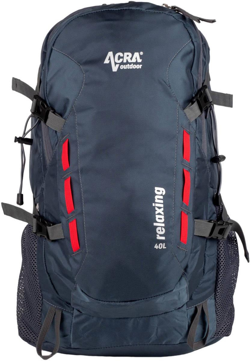 ACRA Batoh Relaxing 40 L turistický šedý 2 komory BA40