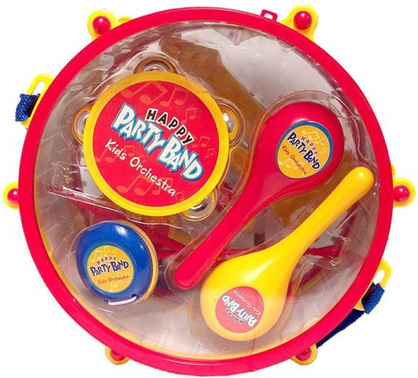 MAC TOYS Buben párty set dětský orchestr s mini hudebními nástroji plast