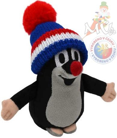 MORAVSKÁ ÚSTŘEDNA Krtek mini s čepicí 14 cm TRIKOLORA