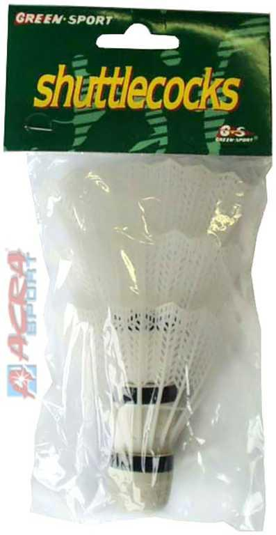 ACRA Košíky na badminton Brother Sada 3 ks v sáčku PLAST