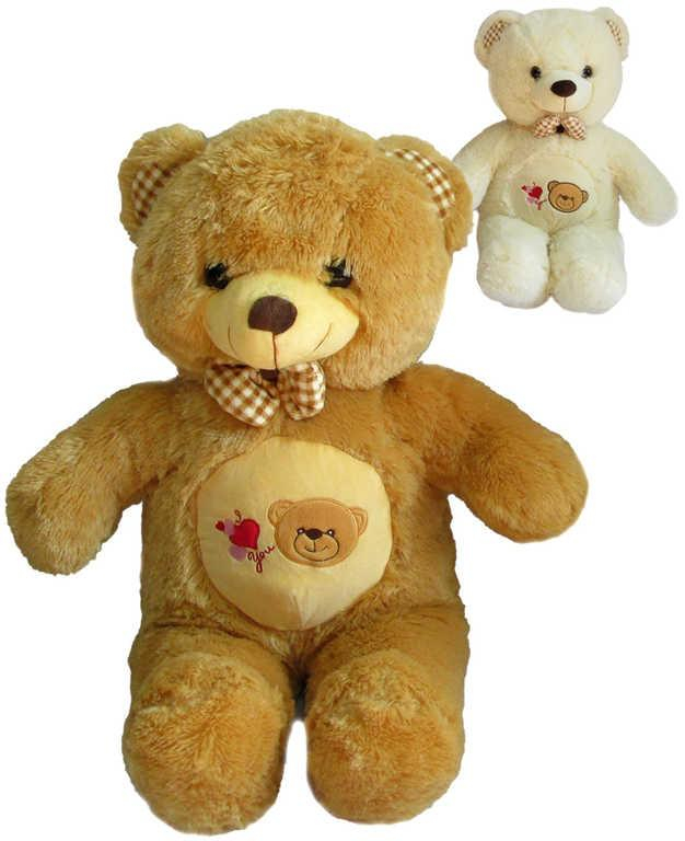 PLYŠ Medvěd s výšivkou 70cm I Love You 2 barvy *PLYŠOVÉ HRAČKY*