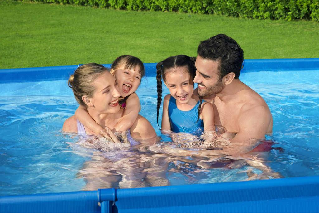 BESTWAY Bazén Family Steel Pro rodinný obdelníkový 300x201x66cm s rámem 56404