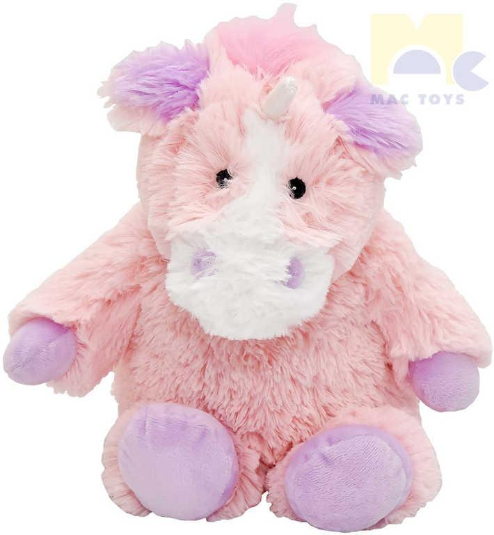 MAC TOYS PLYŠ Koník jednorožec nahřívací 25cm do mikrovlnky *PLYŠOVÉ HRAČKY*