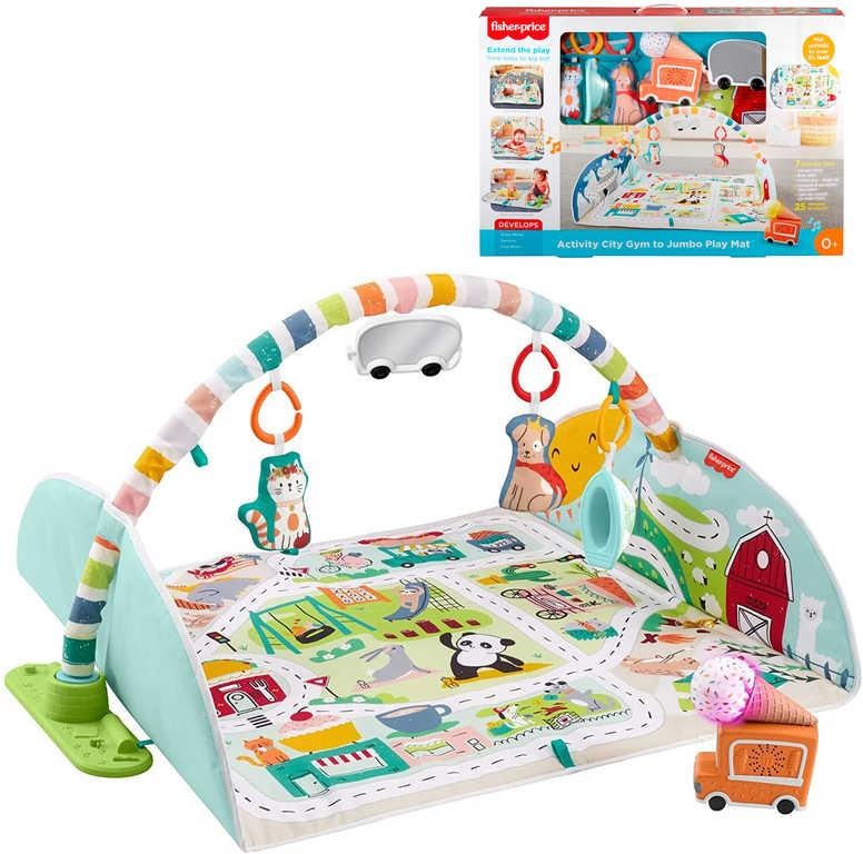 FISHER PRICE Baby dečka hrací město s aktivitami na baterie Zvuk pro miminko