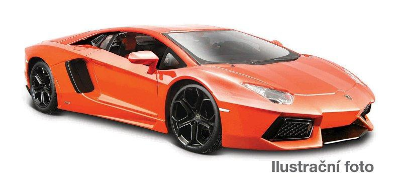 Maisto - Lamborghini Aventador Coupé, metal oranžová, 1:24
