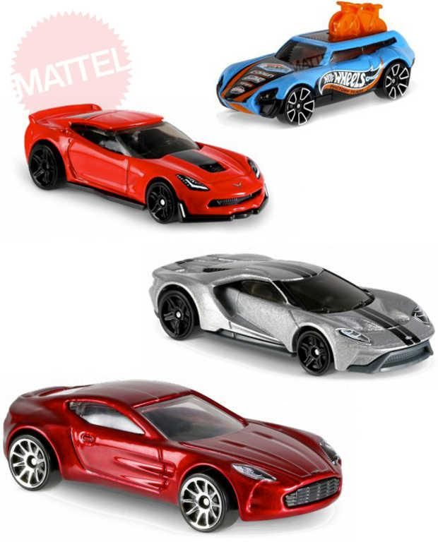 MATTEL HOT WHEELS Autíčko kovové All Stars různé druhy na kartě