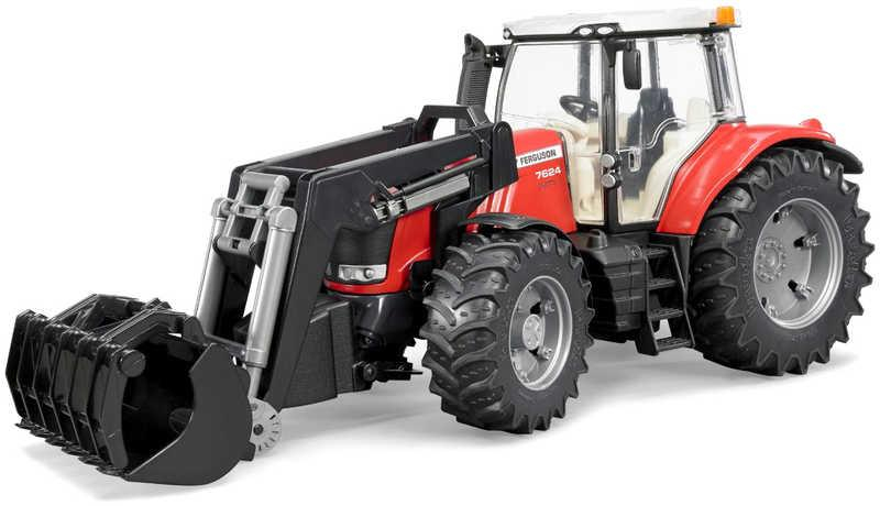 BRUDER 03047 (3047) Traktor MF Massey Ferguson čelní nakladač PLAST