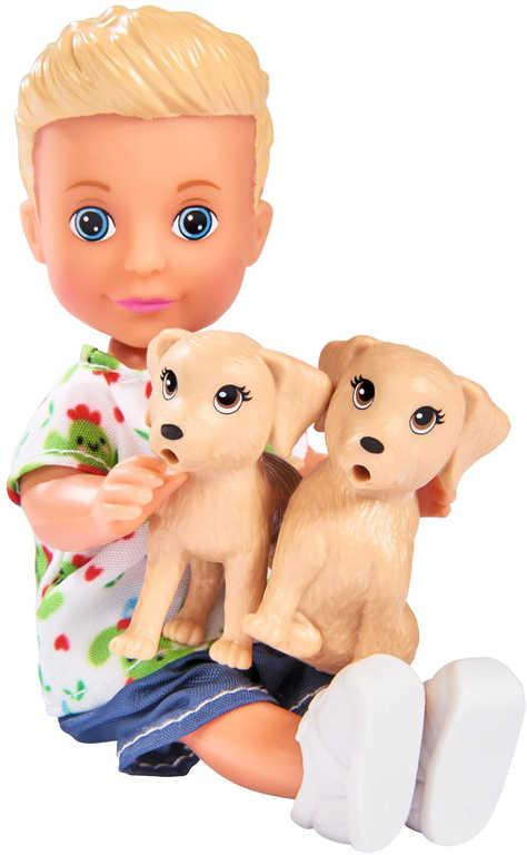 SIMBA Panáček Timmi 12cm set panenka se 2 pejsky a doplňky