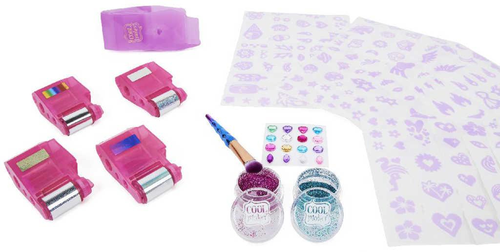 SPIN MASTER Cool maker dětské tetovací studio se třpytkami a kamínky
