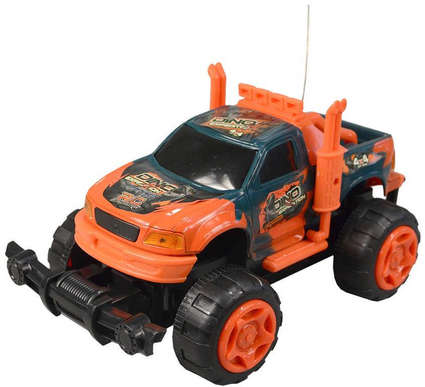 RC Auto Dino off-road na vysílačku 27MHz plná funkce na baterie 2 barvy