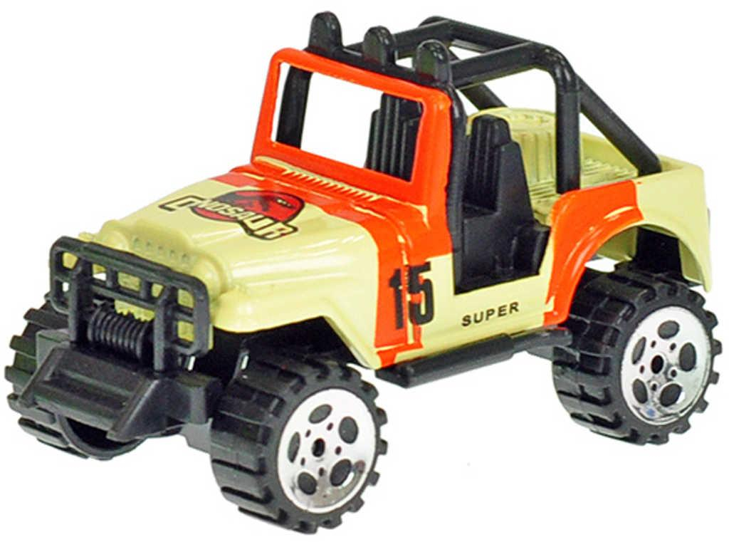 Auto kovové 7cm 1:64 volný chod 6 druhů v krabičce