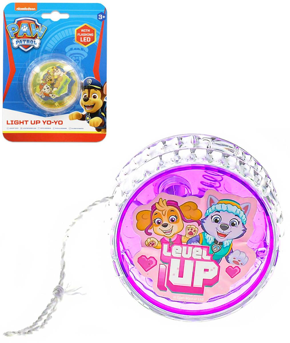 Jo Jo (yo-yo) Tlapková Patrola (Paw Patrol) na baterie Světlo 2 barvy na kartě
