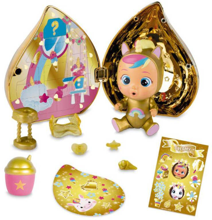 CRY BABIES Magic Tears panenka ronící slzy zlatá edice s překvapením