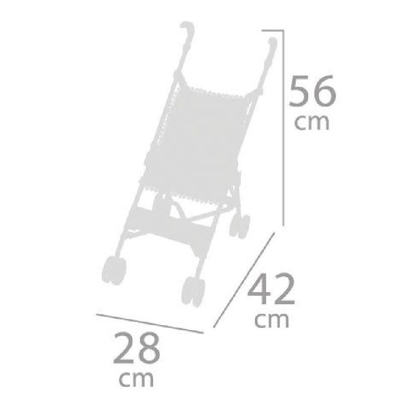 Skládací kočárek pro panenky - golfové hole Ocean Fantasy 2021 - 56 cm