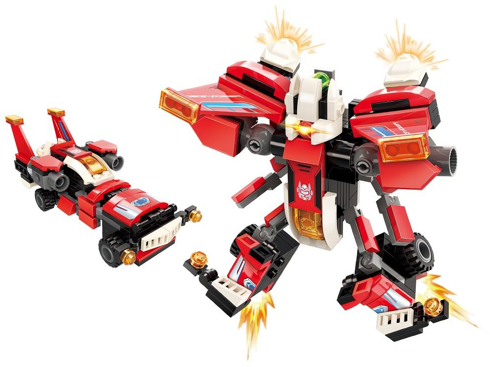Qman Guardian of Star's Core 3102-1 Závodní auto "Scarlet Wings" 2v1