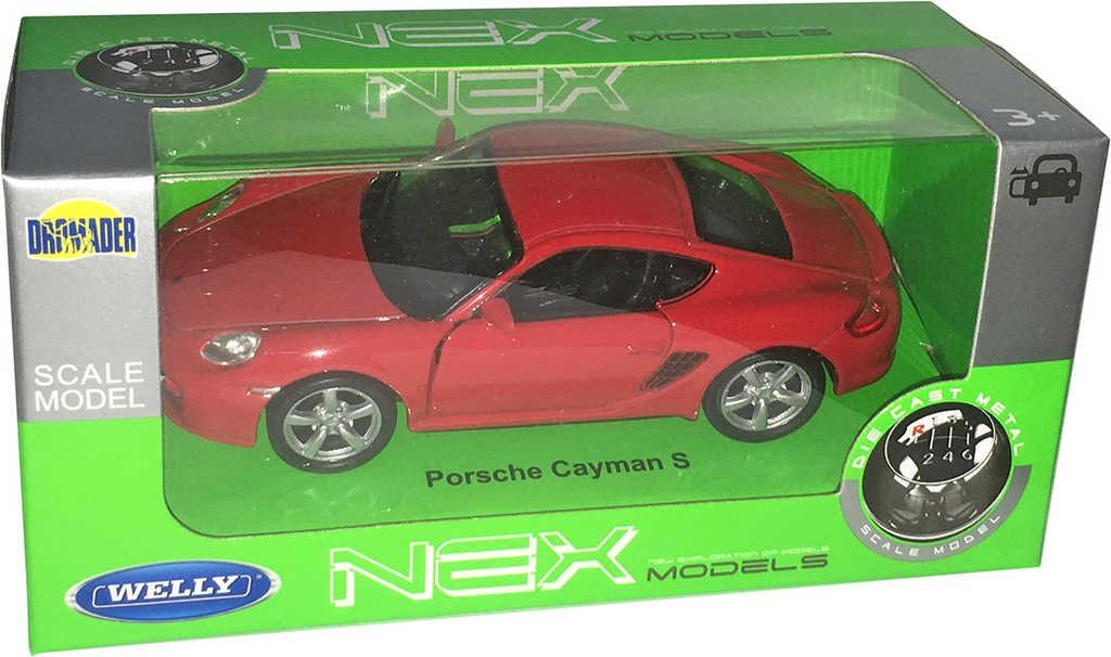 WELLY Auto Porsche Cayman S 11cm kovový model 2 barvy v krabičce