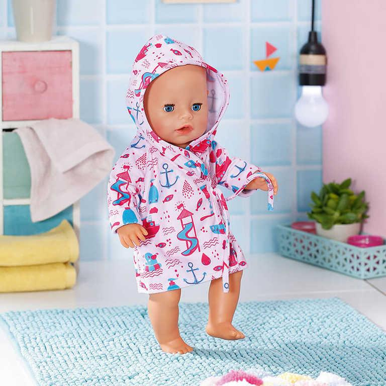 ZAPF BABY BORN Župan obleček pro panenku miminko 43cm moře