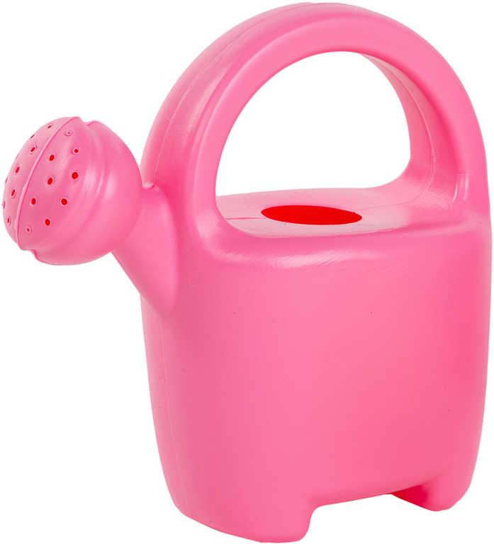 PL Sada na písek holčičí kyblík zámek set s konvičkou a nástroji 7ks různé barvy