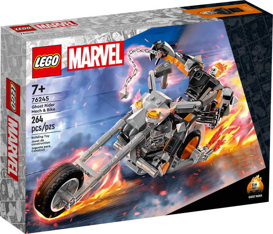 LEGO MARVEL Robotický oblek a motorka Ghost Ridera 76245 STAVEBNICE