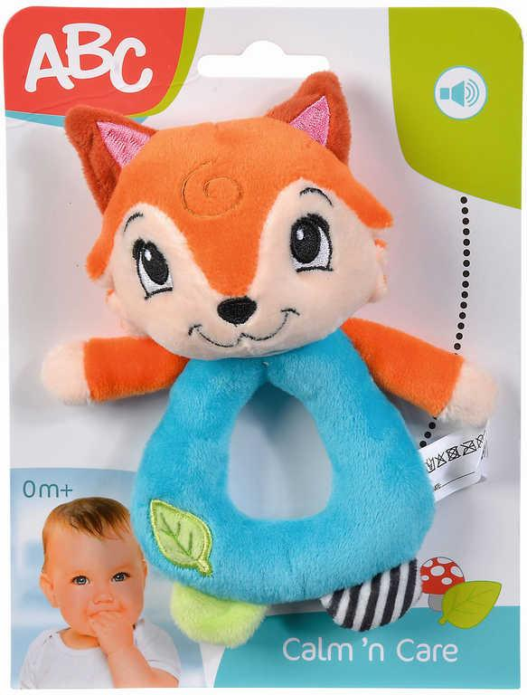 SIMBA PLYŠ Chrastítko baby zvířátko 19cm Forest Friends 2 druhy pro miminko