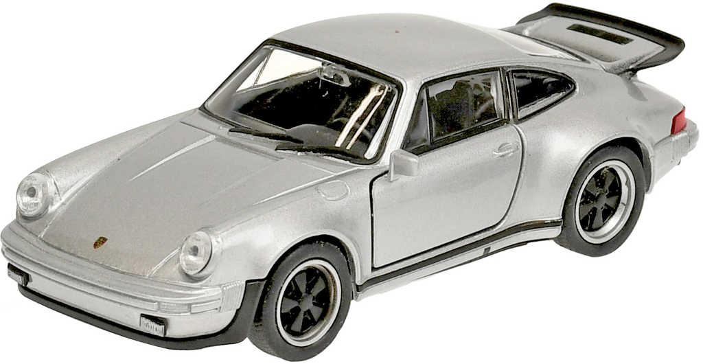 WELLY Auto model Porsche 911 Turbo 11cm kov PB 3 barvy