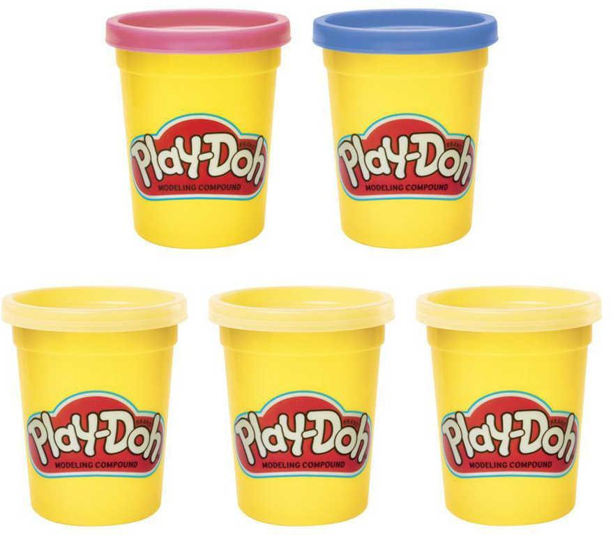 HASBRO PLAY-DOH Modelína Color Me Happy set 5 kelímků se smajlíkem
