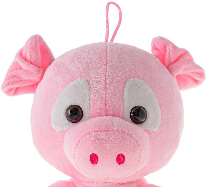 PLYŠ Prasátko baby Piky 21cm mluví česky na baterie Zvuk CZ *PLYŠOVÉ HRAČKY*