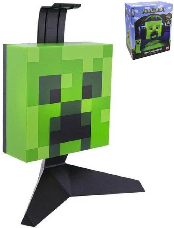 Světlo Creeper (Minecraft) lampička držák na sluchátka 2v1 na baterie Světlo