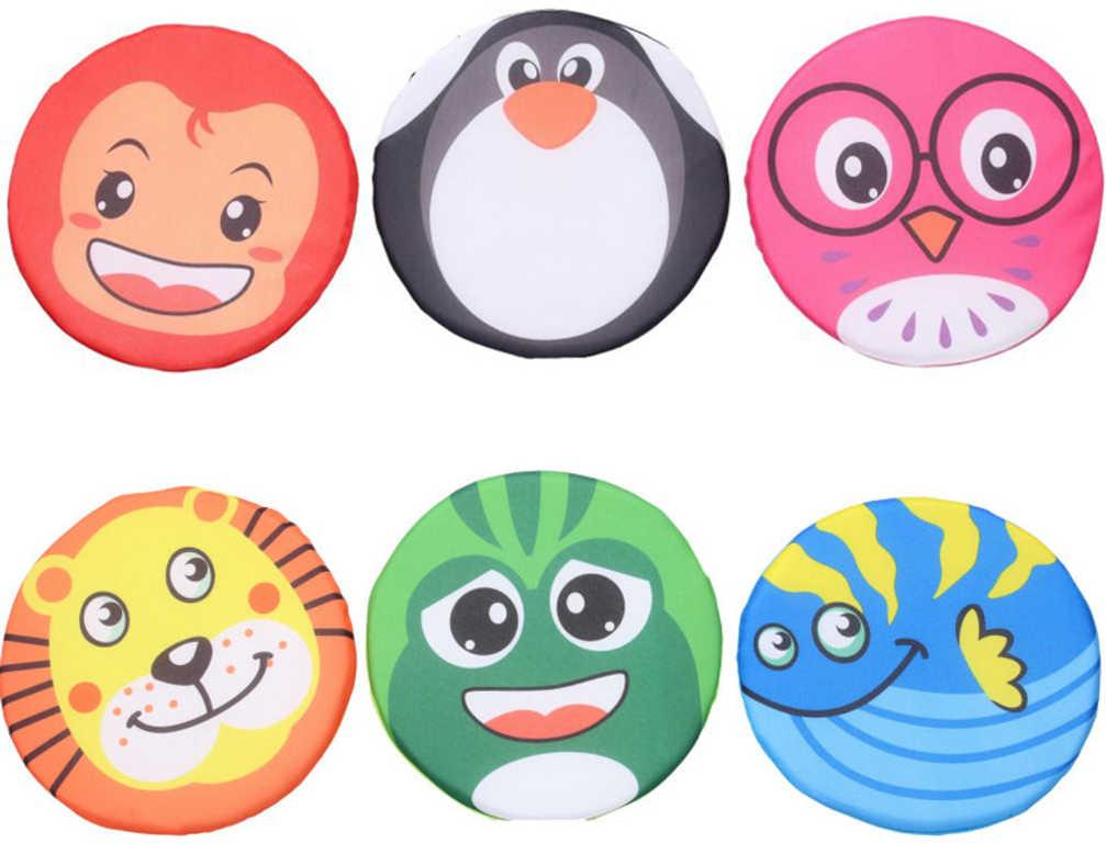 Disk létající soft textilní 19cm zvířátka na vodní hrátky (vodní bomba) 6 druhů