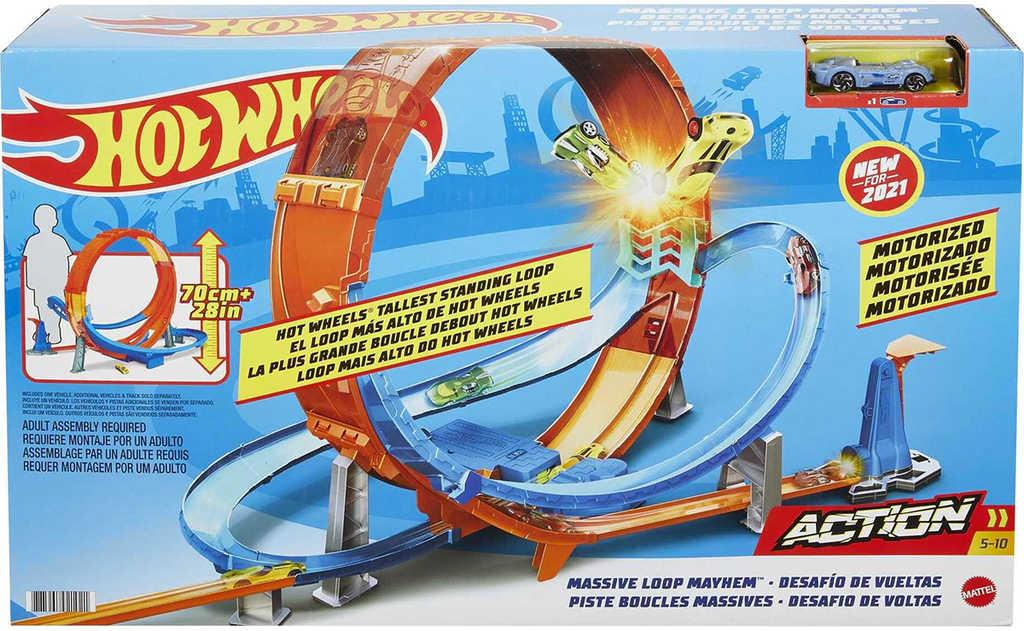 MATTEL HOT WHEELS Masivní smyčka herní set akční dráha s autíčkem