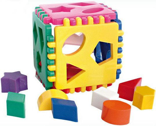 PL Baby kostka Nina na vkládání tvarů vkládačka pro miminko plast