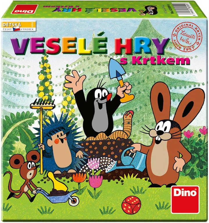 DINO Hra Veselé hry s Krtkem (Krteček) set 5 her 5v1 *SPOLEČENSKÉ HRY*