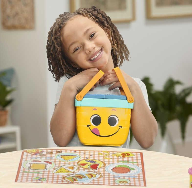 HASBRO PLAY-DOH Modelína kreativní set s nástroji v piknikovém koši