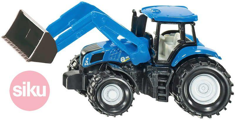 SIKU Traktor s předním nakladčem New Holland Na stavbu KOV